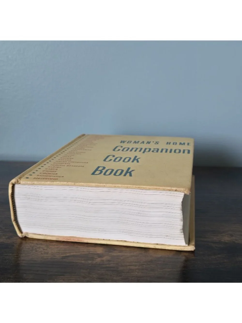 Womans Home Companion Cook Book Recipe Cookbook 1955 Collier Hardcover Vintage